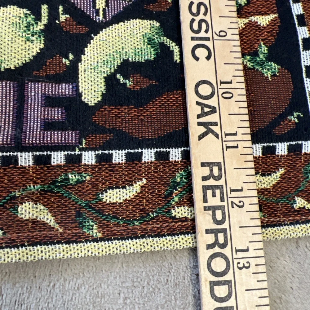 4 Chili Pepper Mexican Tapestry Placemats 18.5x12.5 Tabasco Jalapeno Habanero‎